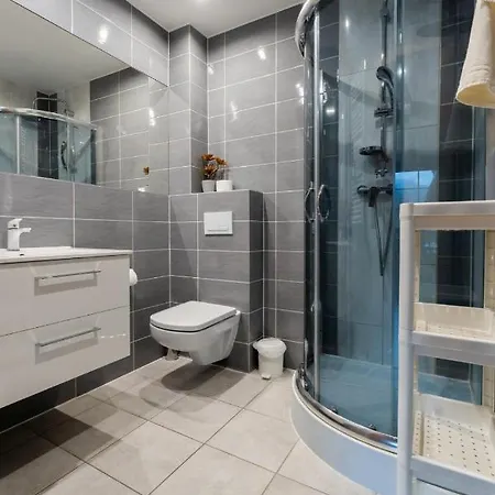 Lazurowy Widok Centrum - Z Prywatnym Parkingiem - Spaceapart *